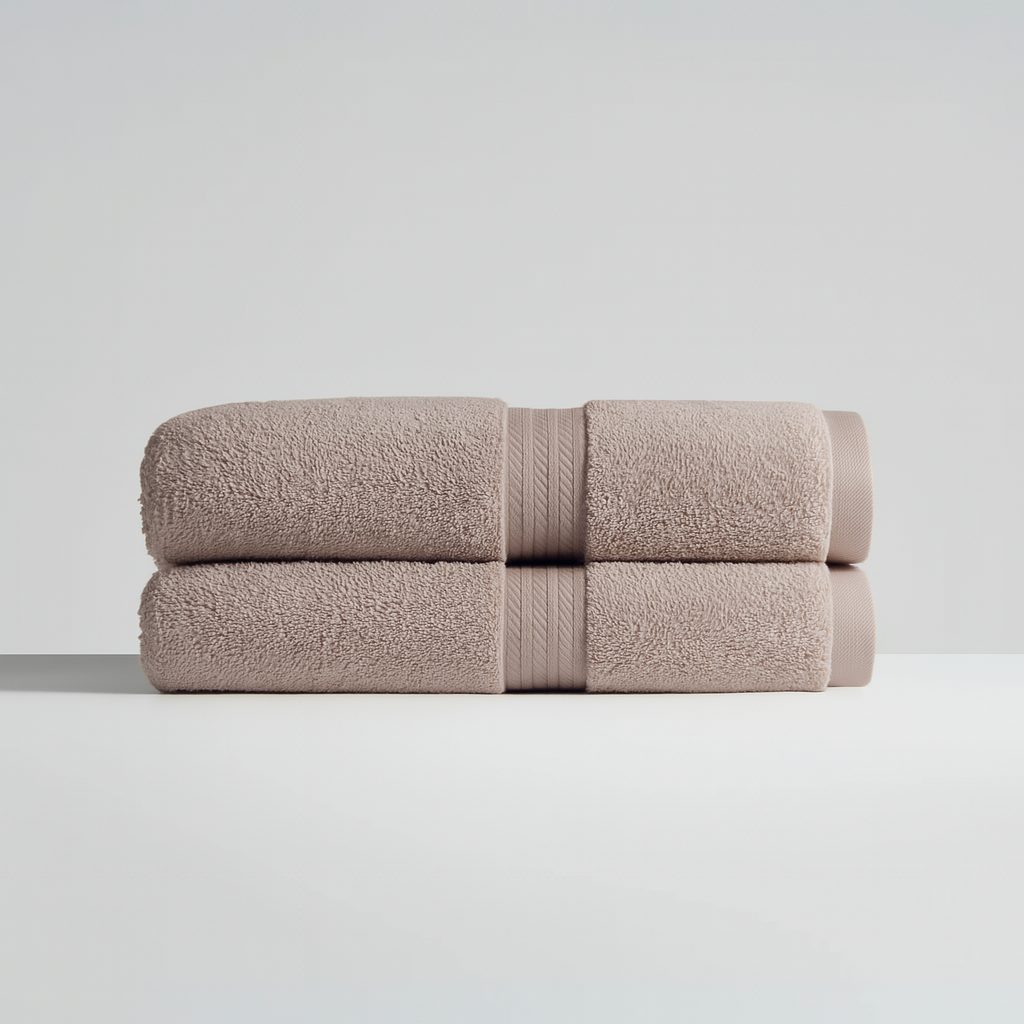 Serviettes de bain collection hôtelière (2 pièces, 70cm×40cm)
