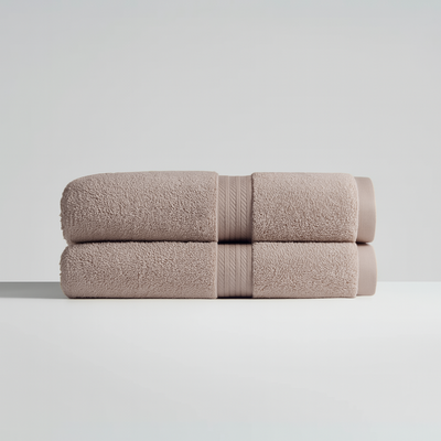 Serviettes de bain collection hôtelière (2 pièces, 70cm×40cm)