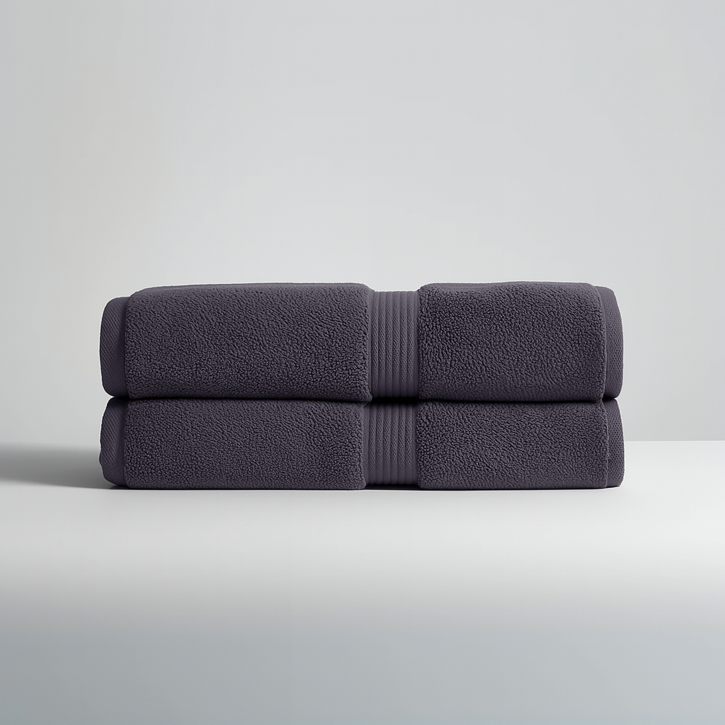 Serviettes de bain collection hôtelière (2 pièces, 70cm×40cm)