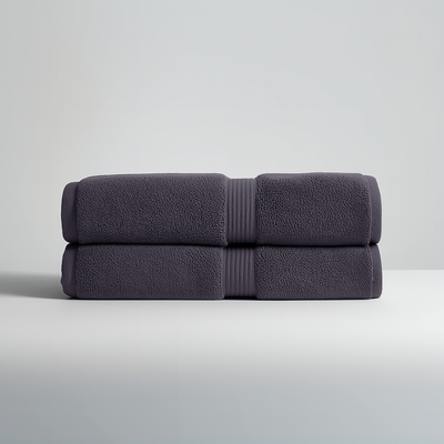Serviettes de bain collection hôtelière (2 pièces, 70cm×40cm)