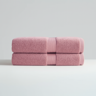 Serviettes de bain collection hôtelière (2 pièces, 70cm×40cm)