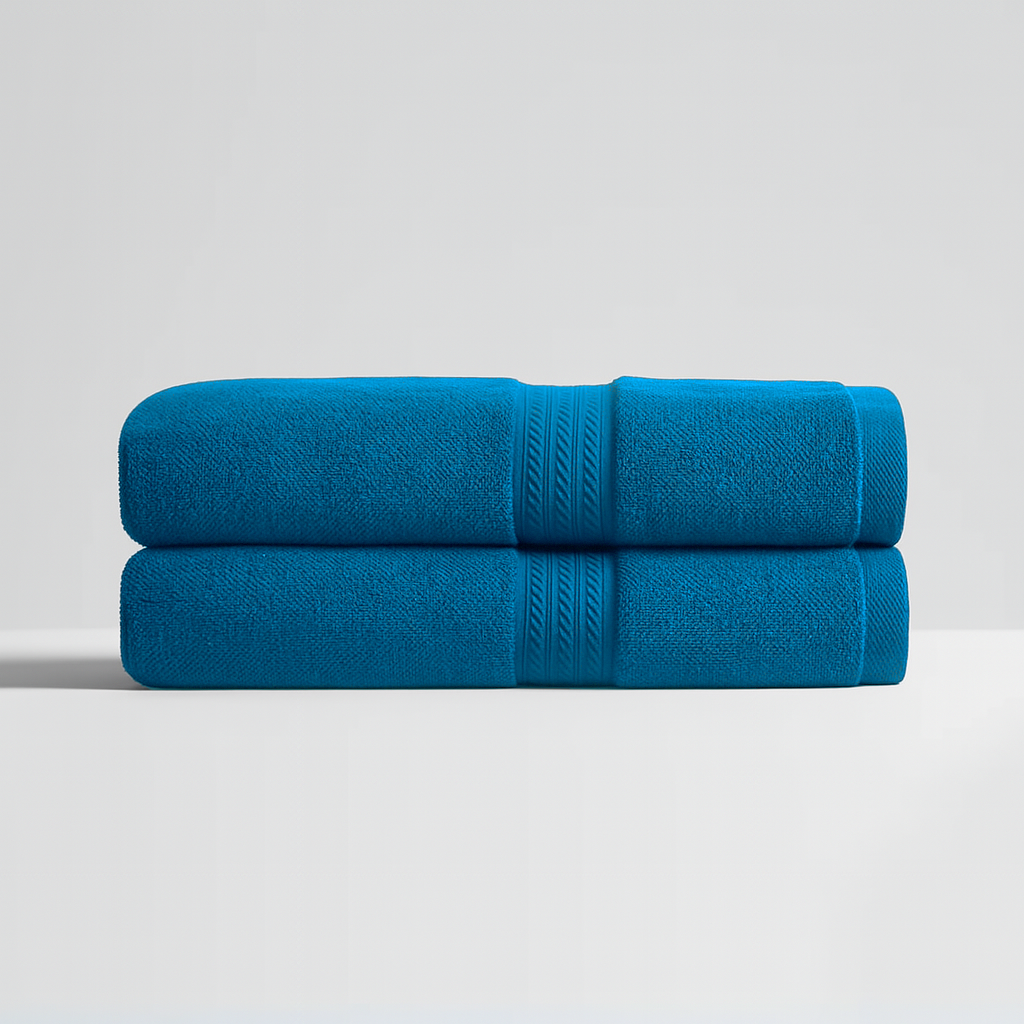 Serviettes de bain collection hôtelière (2 pièces, 70cm×40cm)