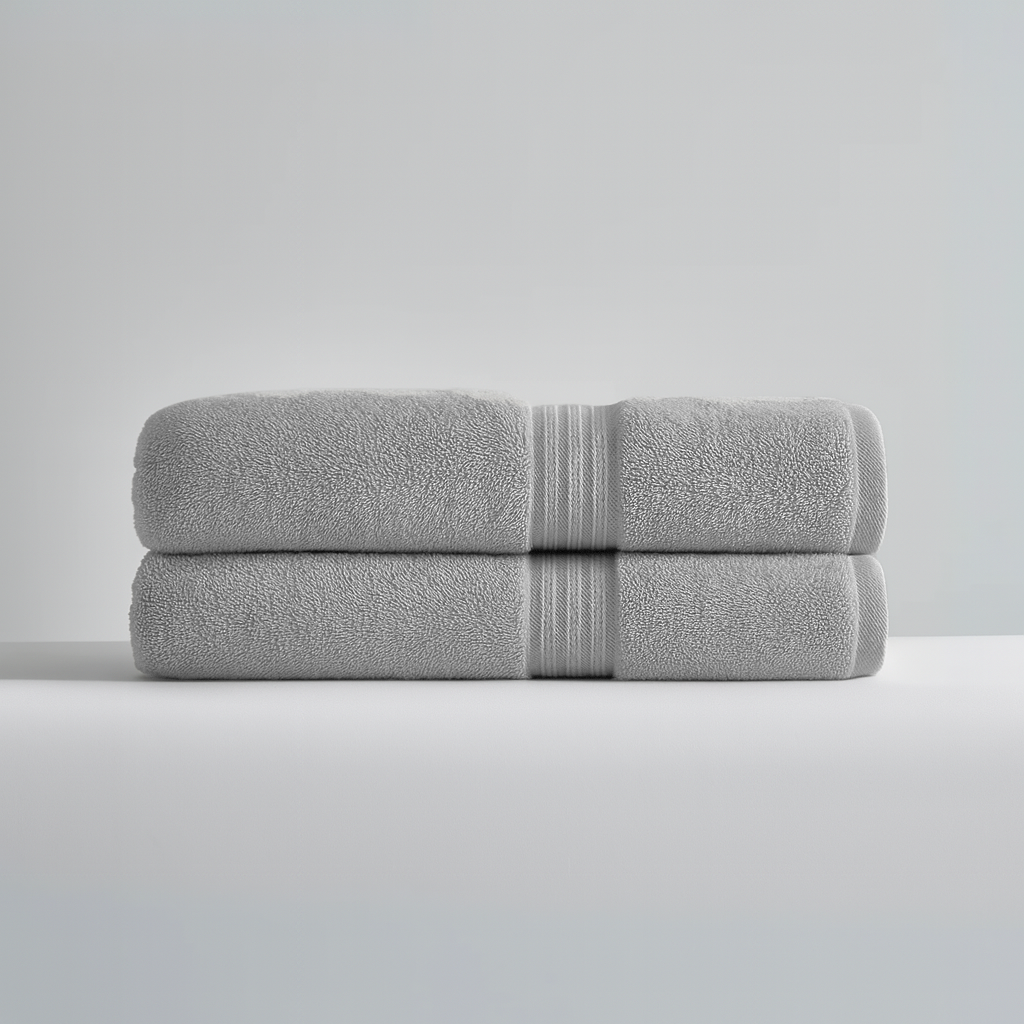 Serviettes de bain collection hôtelière (2 pièces, 70cm×40cm)