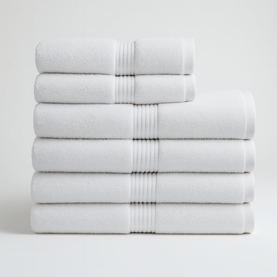 Ensemble de Bain Collection Hôtelière (6 pièces)